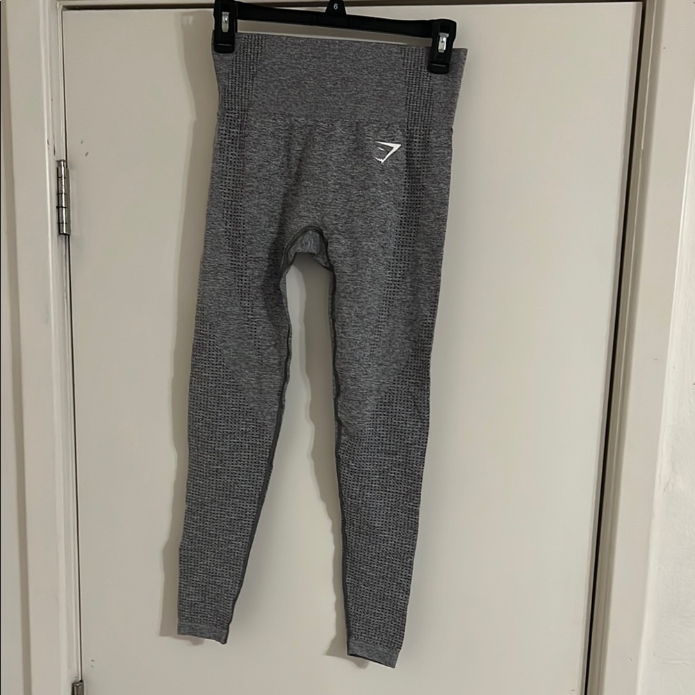 Gymshark Gray Seamless Leggings Athletic Performance
